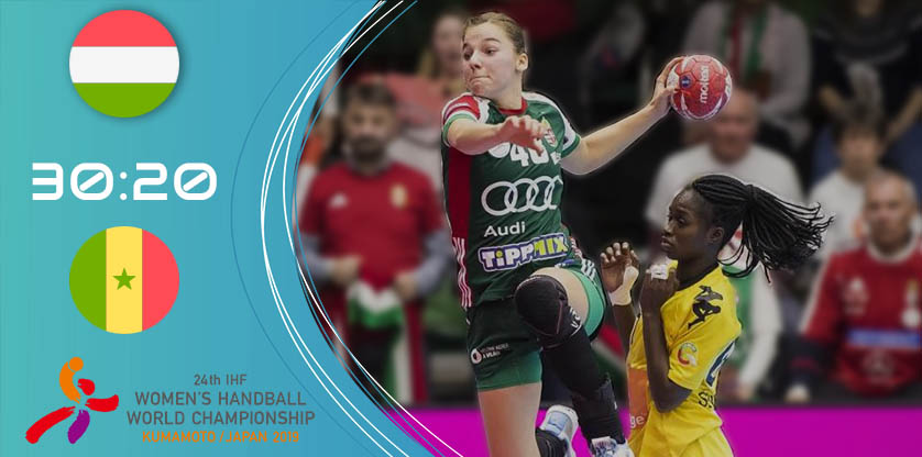 Magyar női kézilabda-válogatott vs Szenegál - Japánban zajló világbajnokság 2019