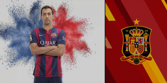 Sergio Busquets leaves Spain's HQ