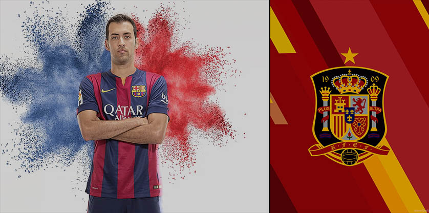 Sergio Busquets leaves Spain's HQ