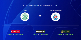 Foci Tippek: Celtic - Slovan Bratislava 2024. szeptember 18. - Bajnokok Ligája