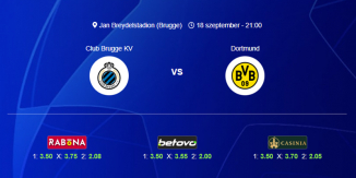 Foci Tippek: Club Brugge - Borussia Dortmund 2024. szeptember 18. - Bajnokok Ligája