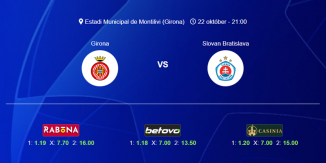 Foci Tippek: Girona - Slovan Bratislava 2024. október 22. - Bajnokok Ligája