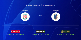 Foci Tippek: Liverpool - Bologna 2024. október 02. - Bajnokok Ligája