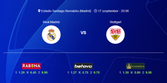 Foci Tippek: Real Madrid - VfB Stuttgart 2024. szeptember 17. - Bajnokok Ligája