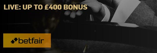 Betfair élő kaszinó bónusz ajánlat