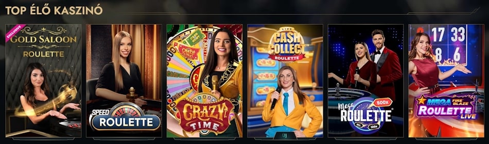 Dolly Casino élő játékok