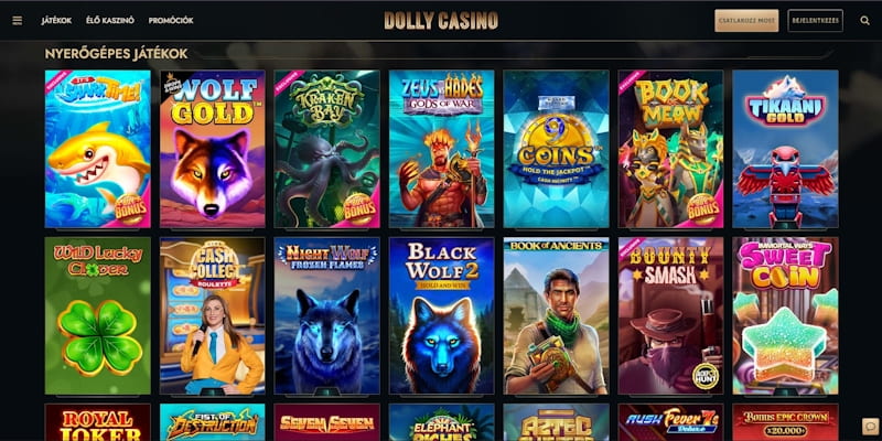 Dolly Casino nyerőgépes játékok