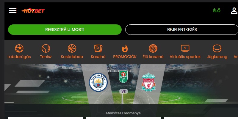 Hotbet mobil sportfogadás