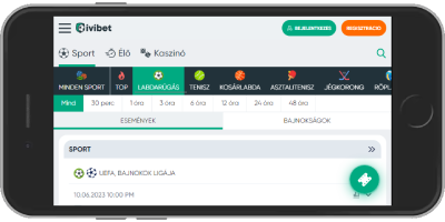 Ivibet mobil sportfogadás